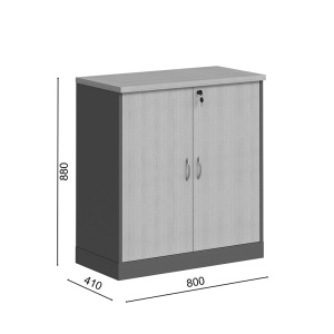 Comoda joasa Fesialo, Antracit, 80x41x80 cm - Img 8