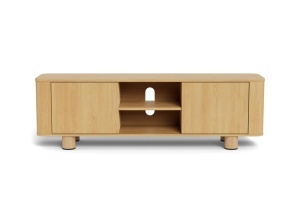Comoda TV Atmore, Natural, 50x160x40 cm - Img 4