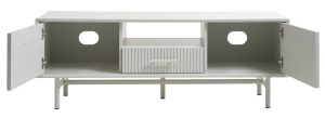 Comoda TV PALMA, Gri deschis, 45x50x140 cm - Img 3
