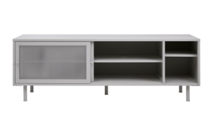Comoda TV VEEP, Gri deschis, 45x55x160 cm