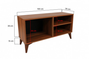 Comoda TV Zisino - Wallnut - Img 4