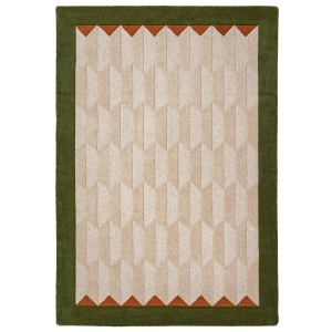 Covor Apex Border Wool Verde 120x170 cm - Img 5