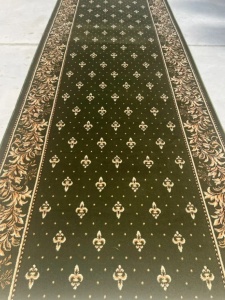 Covor biserica Traversa, Lotos, Verde, 200x2500 cm, Delta 15033