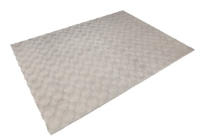 Covor Diamond Cut Gri 80x150 cm - Img 2