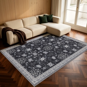 Covor Dreptunghiular INKA V6 Negru 140x200 cm