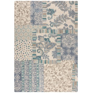 Covor Eloise Patchwork Albastru 200x290 cm, Flair Rugs - Img 2