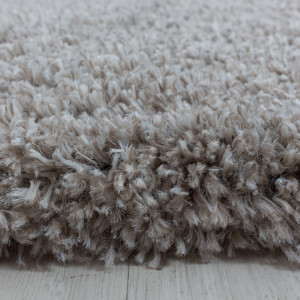Covor Fluffy Bej 160x160 cm - Img 2