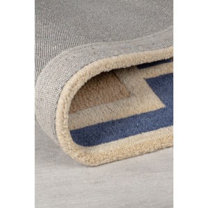 Covor Illusion Retro Blocks Albastru 80X150 cm, Flair Rugs - Img 3