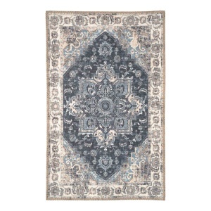 Covor intrare Doormat, Albastru, 80x50x1 cm - Img 2