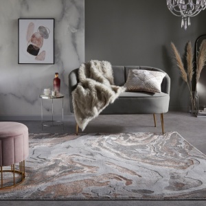Covor Marbled Roz 80x150 cm, Flair Rugs