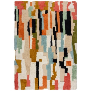 Covor Maroc Zagora Geo Shaggy Multicolor 160X230 cm, Flair Rugs - Img 2