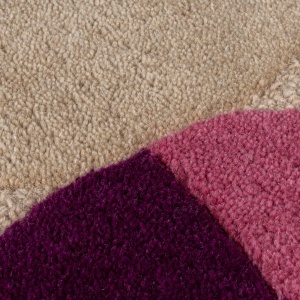 Covor Mia Textured Scallop Roz, Purple 200x290 cm, Flair Rugs - Img 5