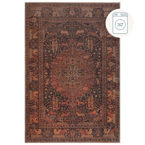 Covor Nico Global Rosu 190x290 cm, Flair Rugs - Img 2