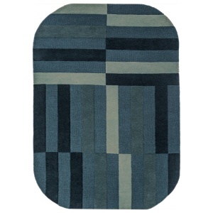 Covor oval Eldon Albastru 160x230 cm - Img 5