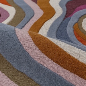 Covor oval Envy Wool Multicolor 160x230 cm - Img 3