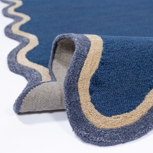 Covor Rivo Wool Bleumarin 160x230 cm - Img 2
