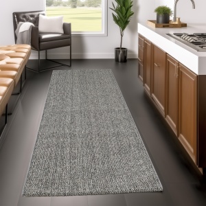 Covor rotund Loom Gri 160x160 cm - Img 9