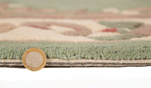 Covor traversă Aubusson Verde 67X210 cm, Flair Rugs - Img 5