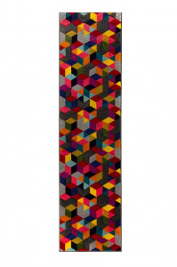 Covor traversă Dynamic Multicolor 66X230 cm, Flair Rugs - Img 2