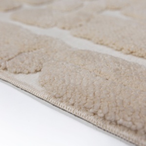 Covor traversa Esra Cobbled Crem 80x300 cm - Img 4