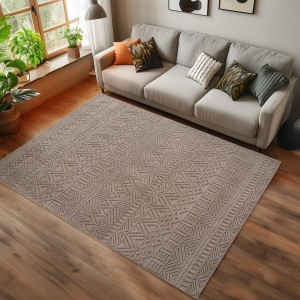 Covor traversa Helix etno V3 Bej 60x110 cm