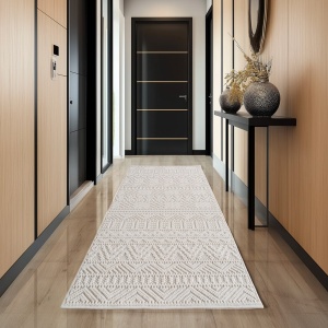 Covor traversa Helix etno V3 Crem 80x150 cm