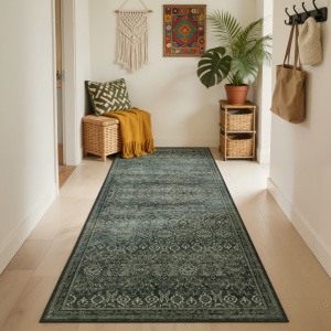 Covor Traversa INKA V8 Verde 80x250 cm