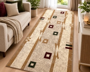 Covor Traversa, Jiol, Crem, 80x800 cm, Delta 579