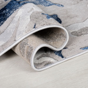 Covor traversă Marbled Bleumarin 60X230 cm, Flair Rugs - Img 3