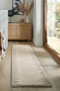 Covor traversa Minerals Border Negru 60X230 cm, Flair Rugs - Img 5