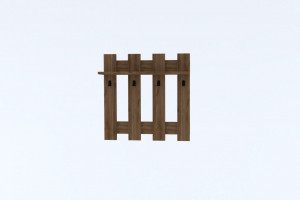 Cuier de Perete Carina - Walnut - Img 3
