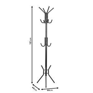 Cuier haine tip pom Piero metal alb D44x181cm - Img 4