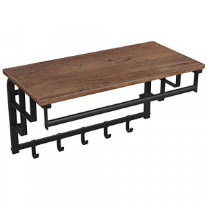 Cuier, Vasagle, Negru, 66x30x27 cm - Img 2