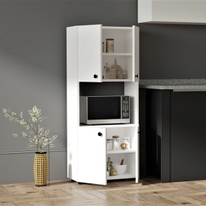 Dulap bucatarie Guzel Pako World Alb 60x31.4x140 cm - Img 2