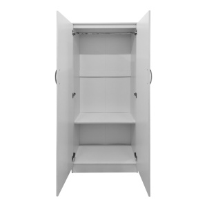 Dulap cu 6 usi, Athos II, V7, Alb, 240x42x240 cm - Img 3