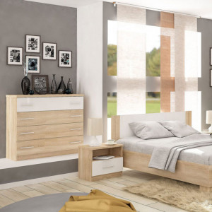 Dulap cu Sertare Geneva Natural 103x40x92 cm - Img 2