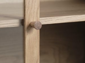Dulap ELBA, Stejar deschis, 40x190x90 cm - Img 3