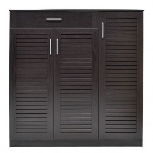 Dulap Pantofi Sante 30 Perechi Wenge 120x37x123 cm - Img 4