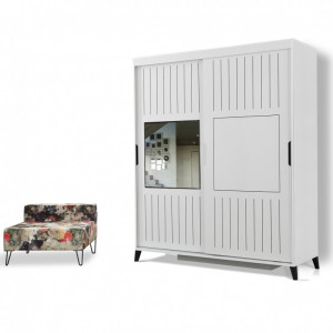 Dulap Pasific Home Fuga - 180 Parlak Beyaz Dolap - Img 5