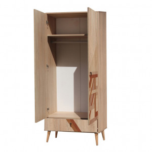 Dulap pentru haine City, Multicolor - Img 3