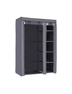 Dulap pliabil, Songmics, Gri, LSF007G, 110 x 45 x 175 cm