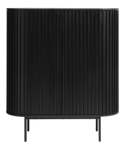 Dulap SIENA, Negru, 45x125x110 cm - Img 4