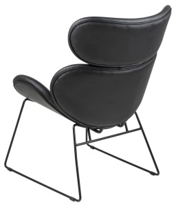 Fotoliu Cazar, Negru, 90.5x69x78.5 cm - Img 5