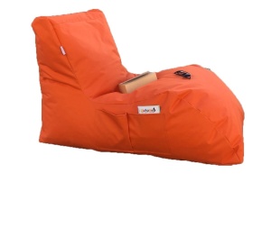 Fotoliu de gradina puf beanbag Daybed Portocaliu - Img 4