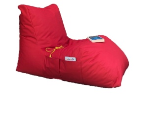 Fotoliu de gradina puf beanbag Daybed Rosu - Img 4