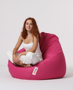 Fotoliu puf de gradina Premium Roz 115x130x39 cm - Img 8