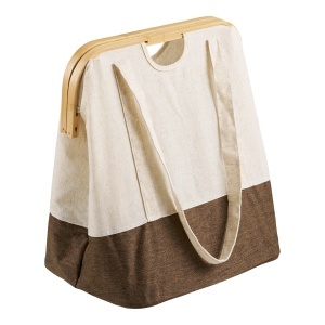 Geanta pentru rufe Noto, Alb pal, 40x30x45 cm