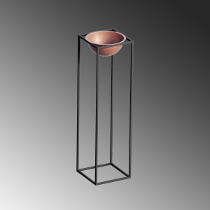 Ghiveci decorativ GED020B Cupru 28x80x28 cm - Img 5