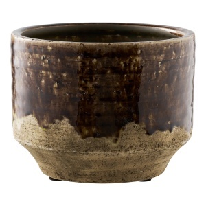 Ghiveci flori, Maro, 16.5x16.5x12.5 cm - Img 5