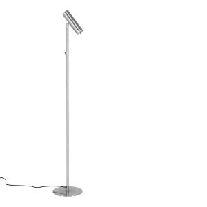 Lampa de podea Paris, Argintiu, 25x25x150 cm - Img 4